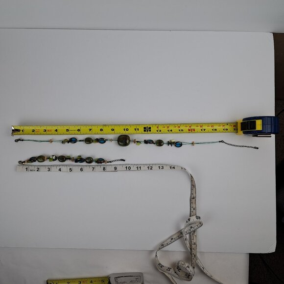 Vintage Premier Designs  Floating Bead 4 Strand Necklace and Bracelet Set - Picture 16 of 16